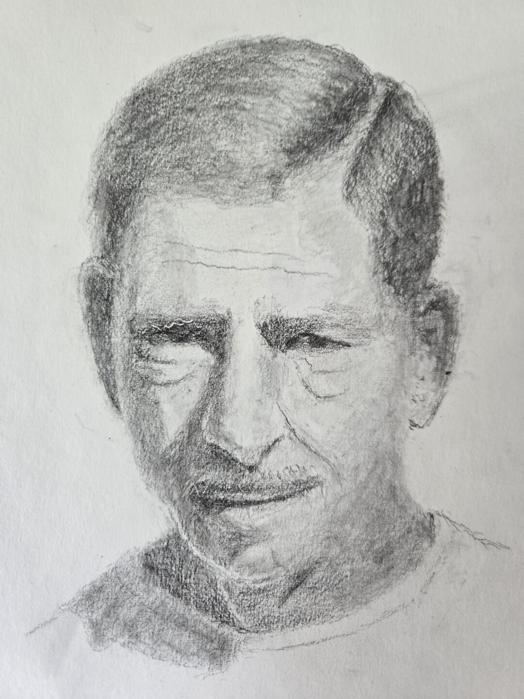 Fairgoer in T Shirt drawn March 2025