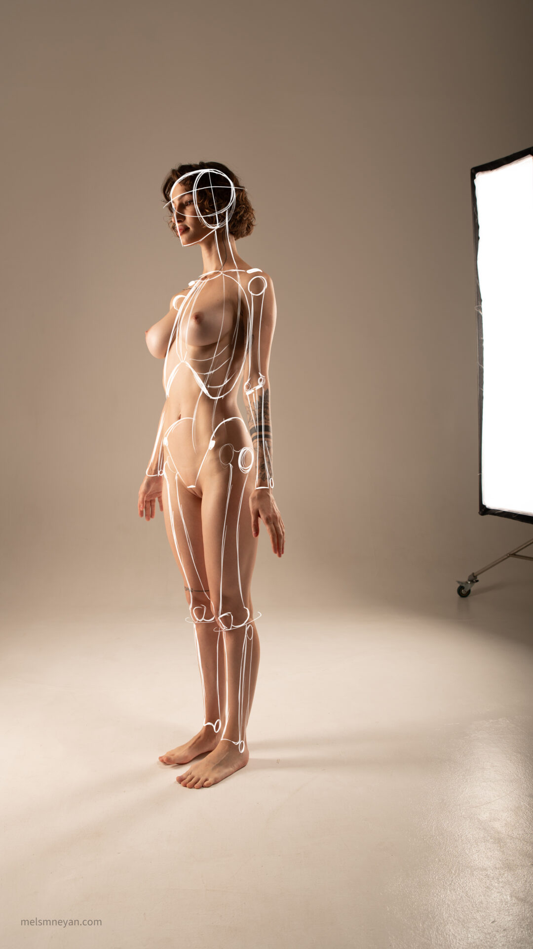 Female_Three-Quarter_Skeleton-Study
